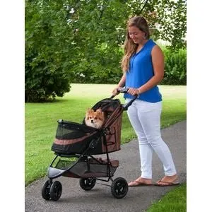 Special Edition NO-ZIP Pet Stroller in Chocolate
