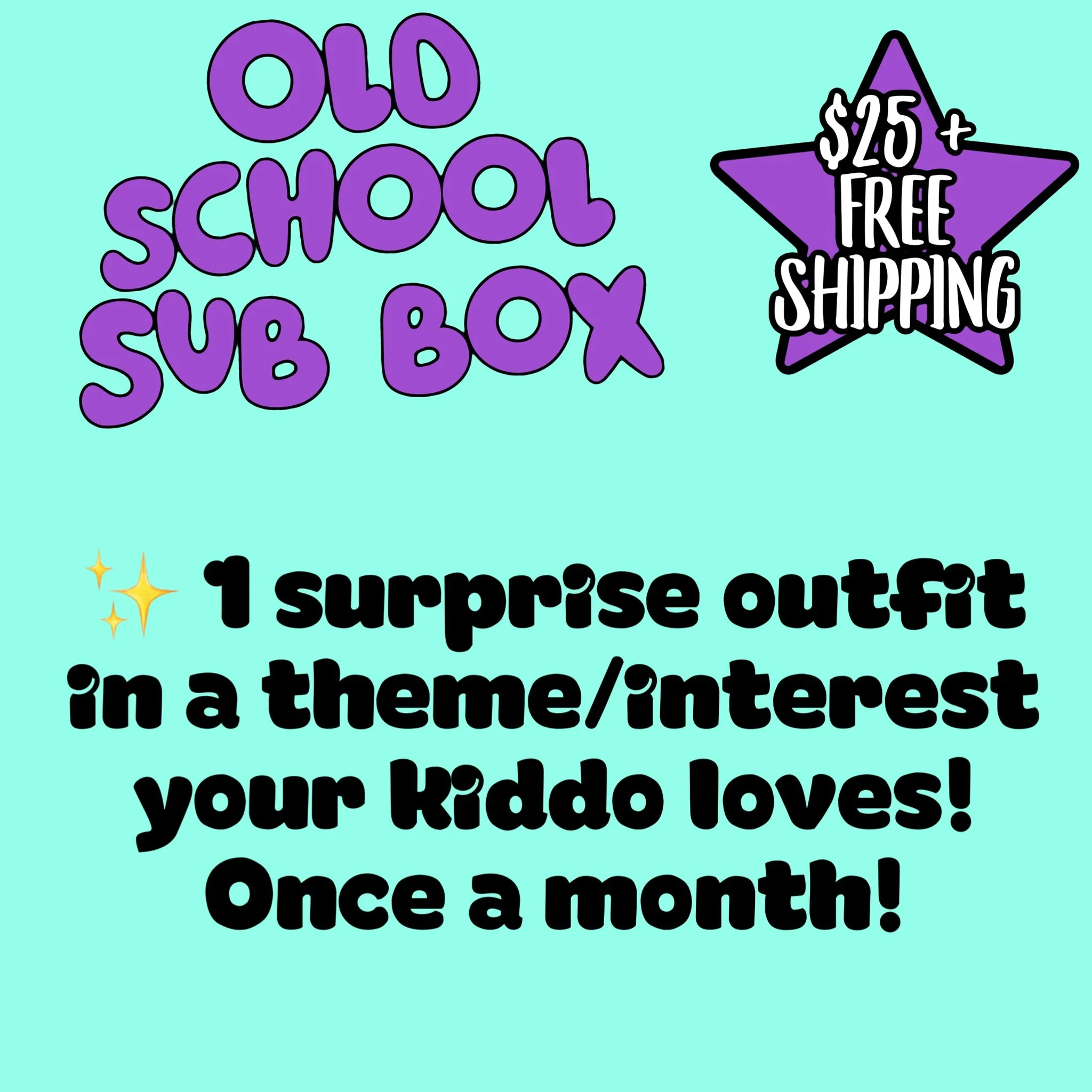 Subscription Boxes Basic Option (1 Unreleased Exclusive Monthly)