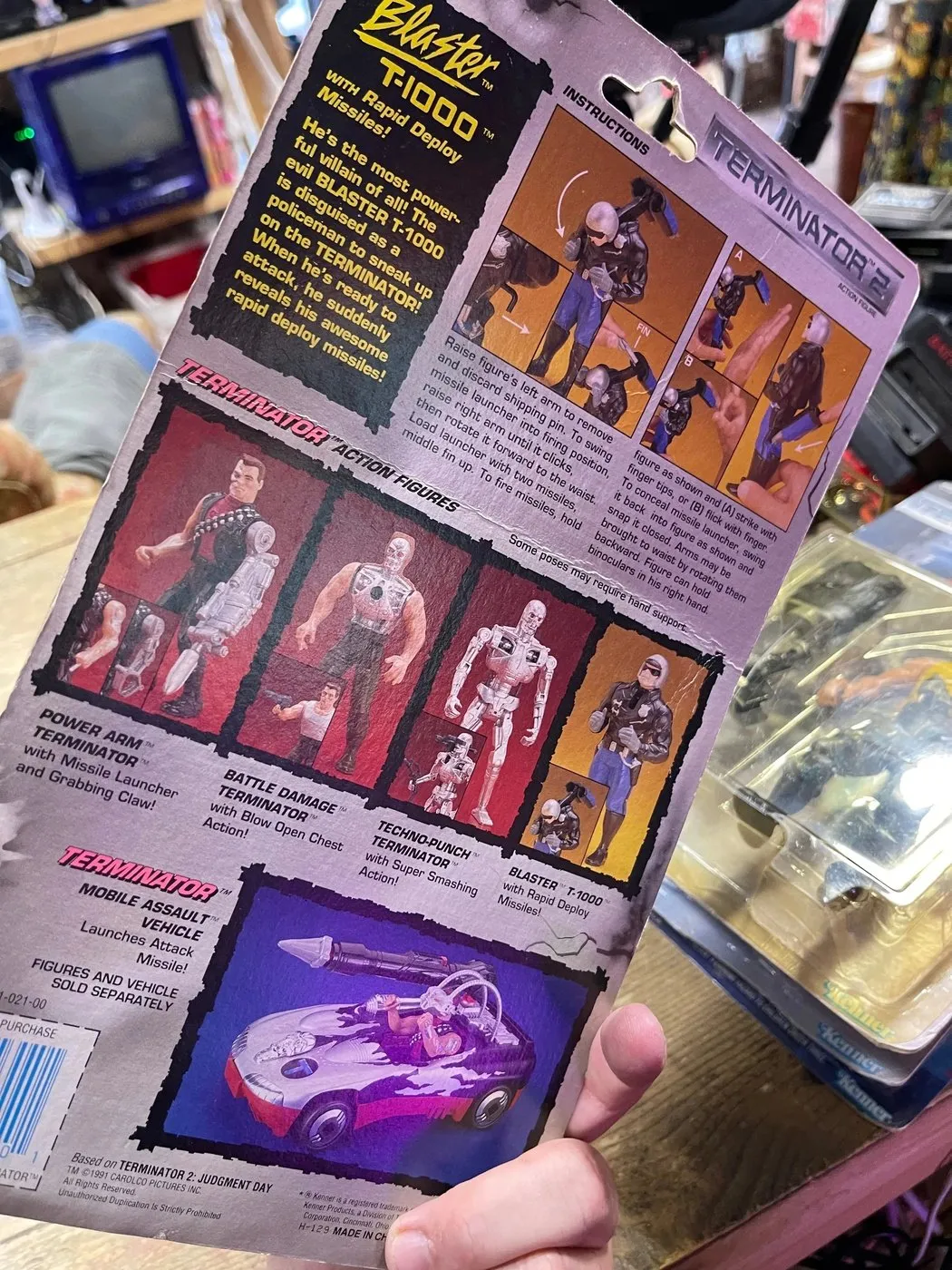 Terminator 2  T 1000 Kenner action figure