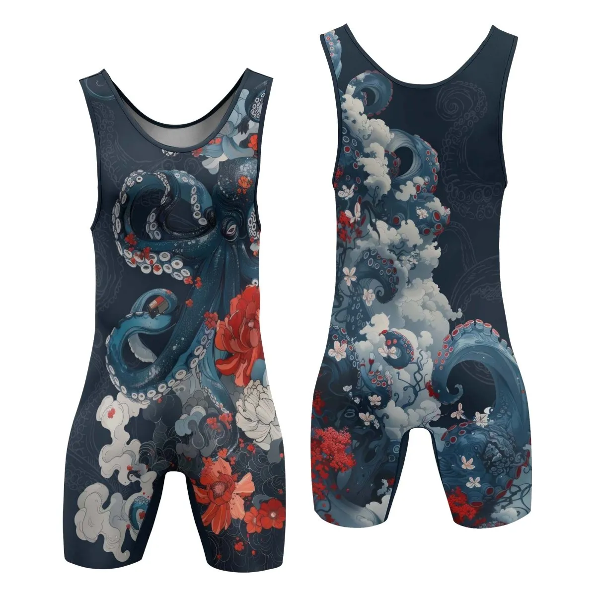 The Kraken's Garden Wrestling Singlets