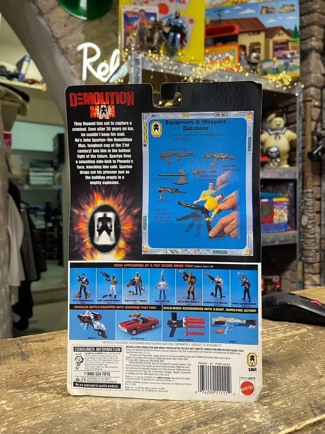 Toys Demolition Man Mattel Action Figure New