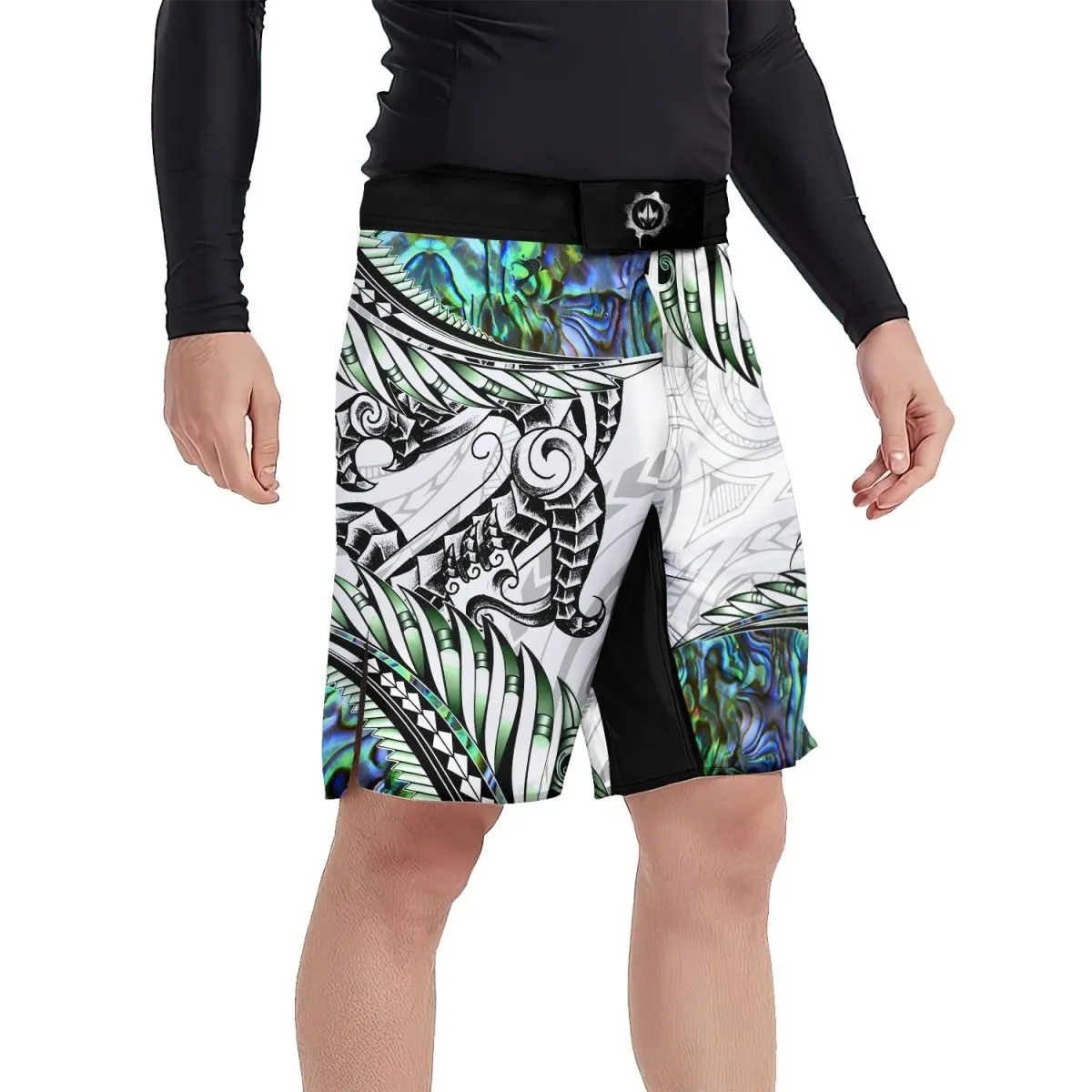 Tribal Maori Tattoo Fight Shorts