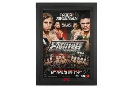 TUF 17: Team Jones vs Team Sonnen 2012 Autographed Event Poster