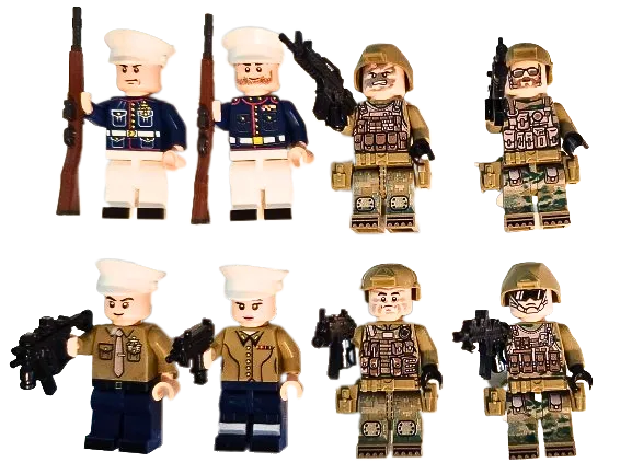 U.S. Marine Corps - 8 Man Team - Mil-Blox