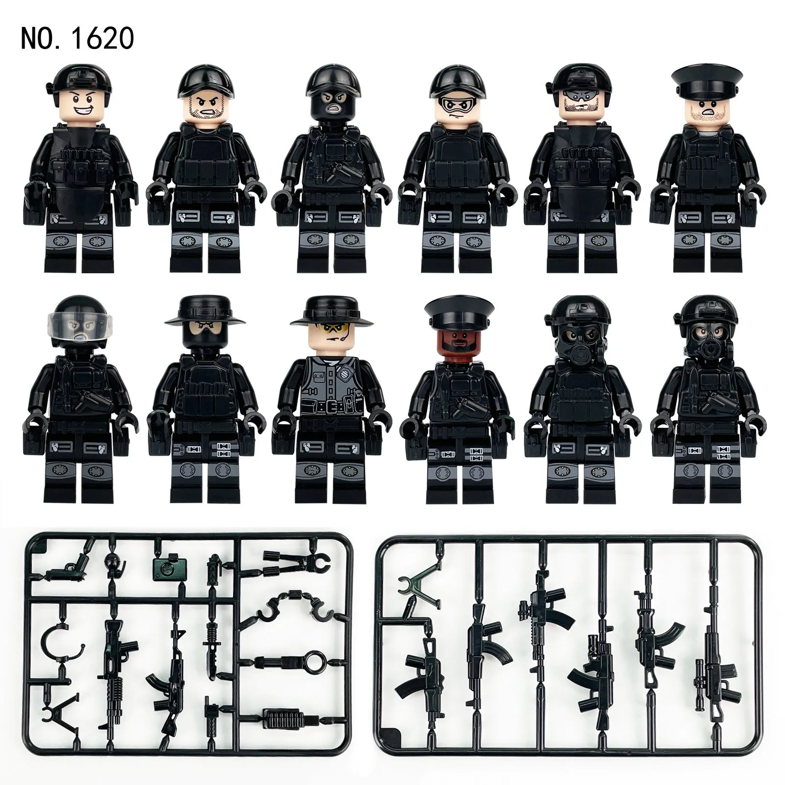 Valor Guard SWAT - Assault Team - 12 Man Team - Mil-Blox