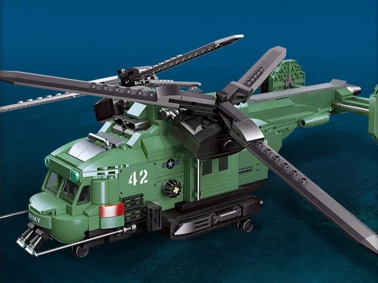 Valor Guard Twin Rotor Helicopter - Mil-Blox