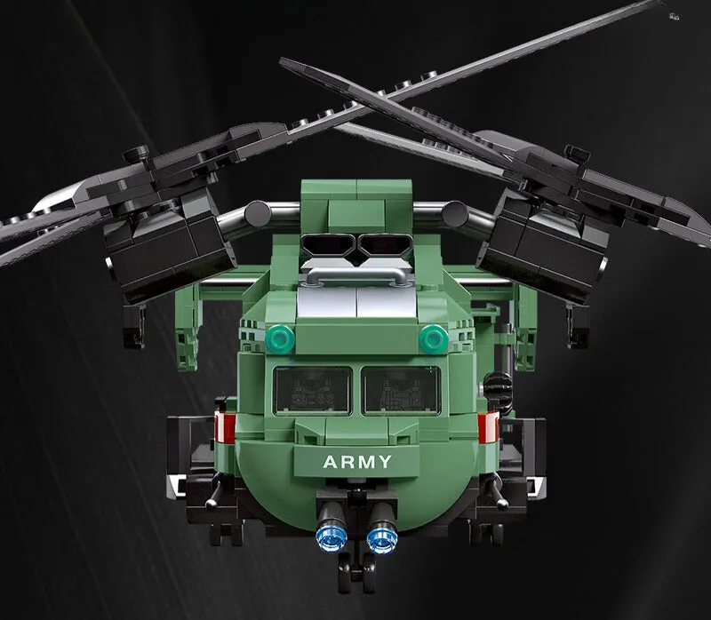 Valor Guard Twin Rotor Helicopter - Mil-Blox