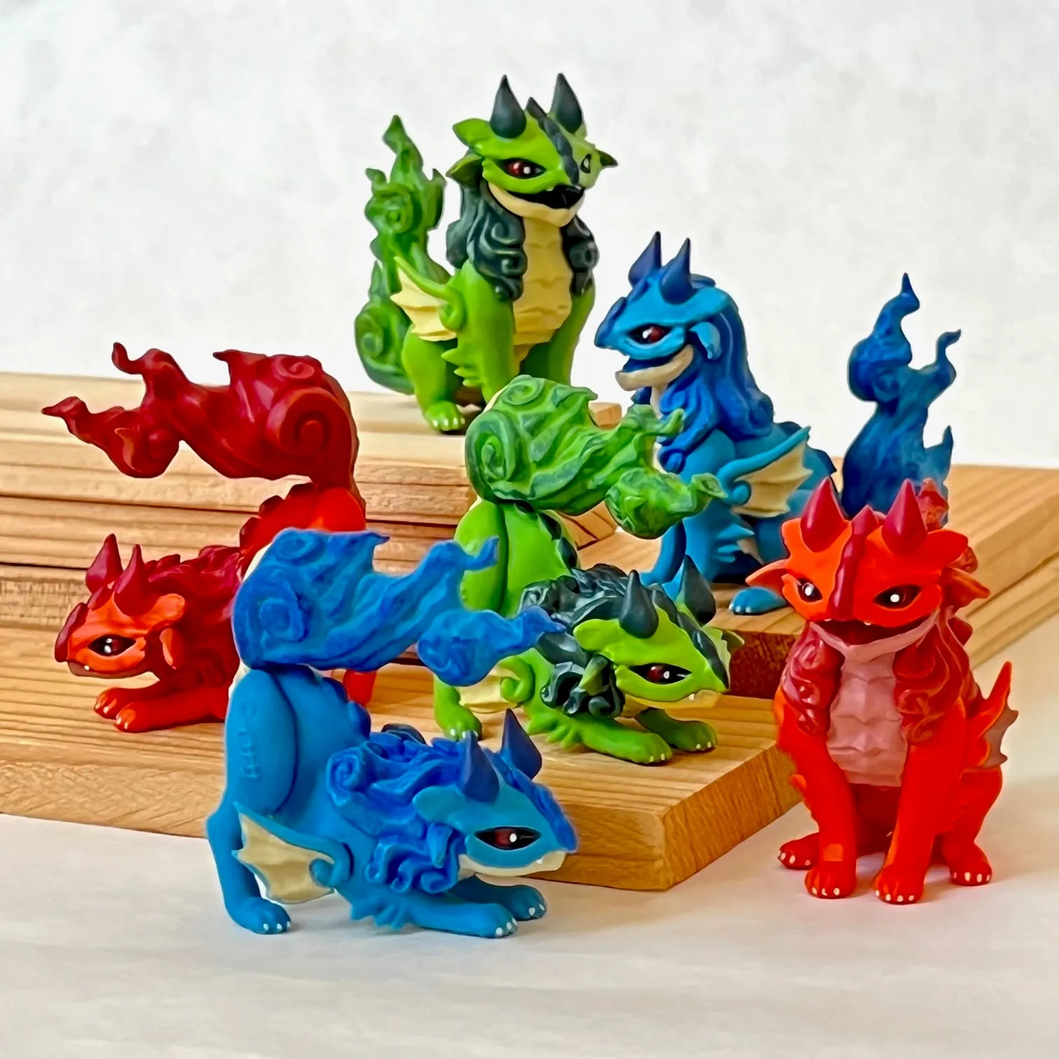X 70244 Komainu Dragon Figurine Capsule-DISCONTINUED