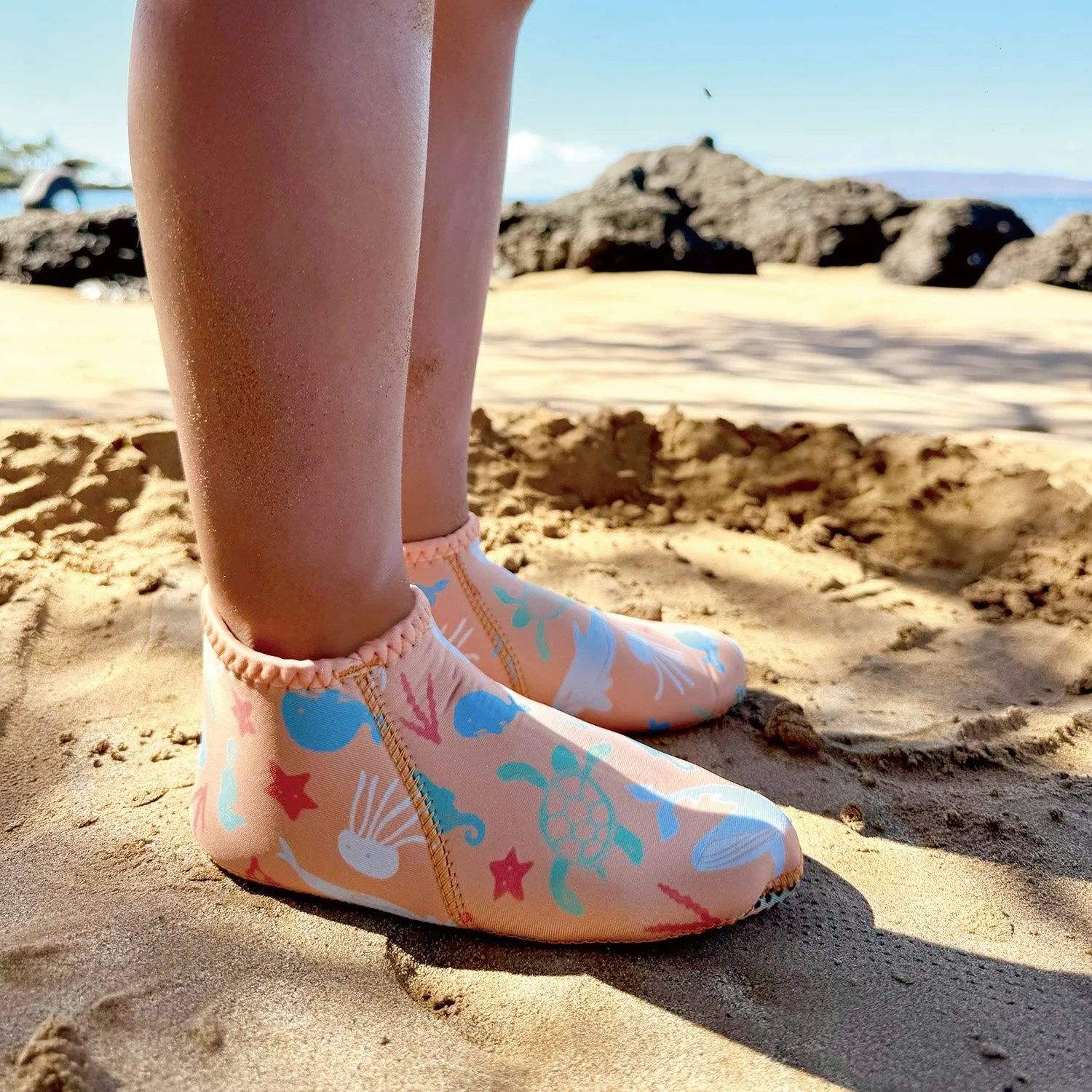 Zephyr 3mm Neoprene Socks - Paradise Orange