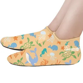 Zephyr 3mm Neoprene Socks - Paradise Orange